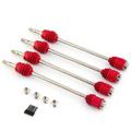 Goolsky 4PCS Steel Front and Rear Driveshaft CVD Drive Shaft 5451R Replacement for Traxxas E-Revo/E-Maxx/T-Maxx/Revo 1/10 Remote Control Car Upgrade Parts