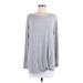 Bailey 44 Casual Dress - Shift: Gray Marled Dresses - Women's Size Medium