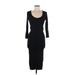 French Connection Casual Dress - Midi: Black Dresses - Women's Size 6