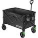 VIVOSUN Heavy Duty Outdoor Collapsible Garden Carts | 14.96 H x 21.65 W x 36.22 D in | Wayfair VSFW001-Black-ZYJ