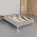 Ivy Bronx Jhamel Platform Bed Wood in Gray | 14 H x 53 W x 79 D in | Wayfair 839CF64700934AAEB643814EAC6E1F62