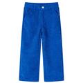 vidaXL Kids' Pants Corduroy Cobalt Blue 116