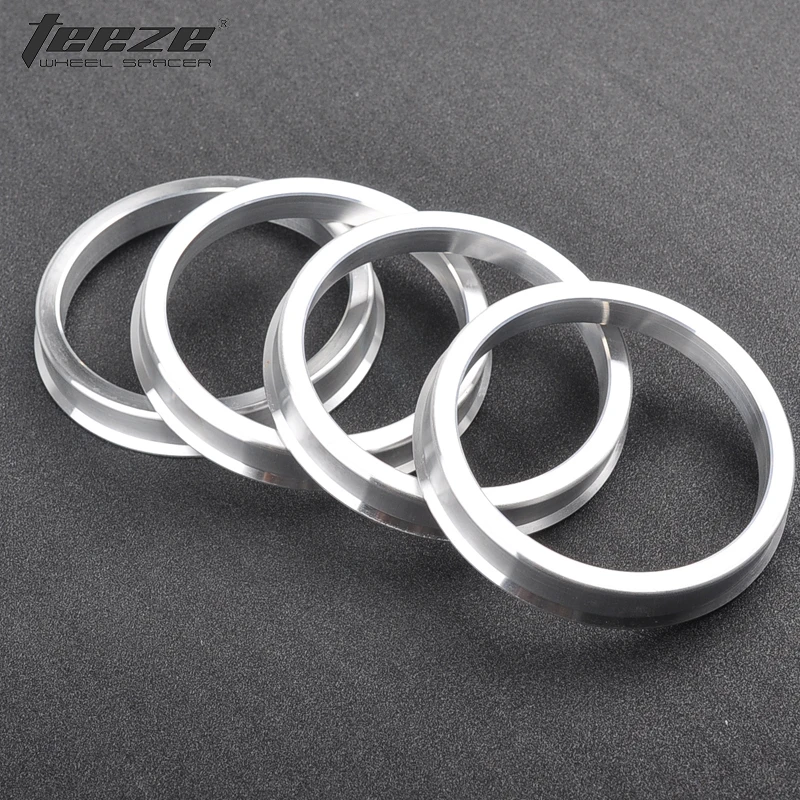 Mozzo ruota in lega di alluminio anello centrale collare foro ruota auto OD 66.6 a ID 57.1 60.1-54.1 65.1-63.3 67.1-66.1 73.1-56.1 75.1-72.6