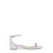 Pearl-embellished Ankle Strap Sandals