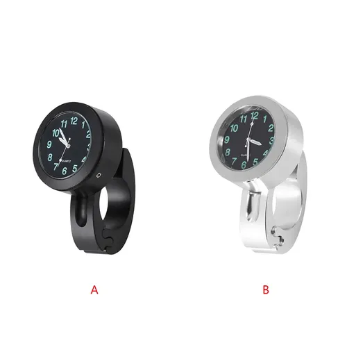 Lenker halterung Uhr Leucht anzeige genaue Zeit verschleiß feste Uhr Stil Design Lenker Glow Clock