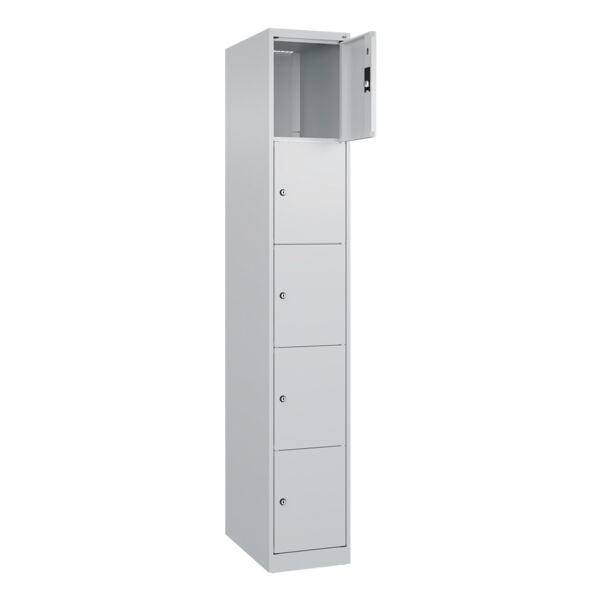 CP Schließfachschrank »Classic Plus Korpus lichtgrau« 1x5 Fächer grau, 30x185x50 cm