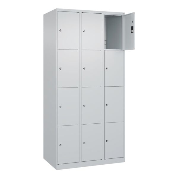 CP Schließfachschrank »Classic Plus Korpus lichtgrau« 3x4 Fächer grau, 90x185x50 cm