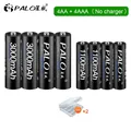 PALO 1.2V NI-MH aa AA rechargeable batteries + 1.2V aaa AAA rechargeable battery+AA Battery Charger