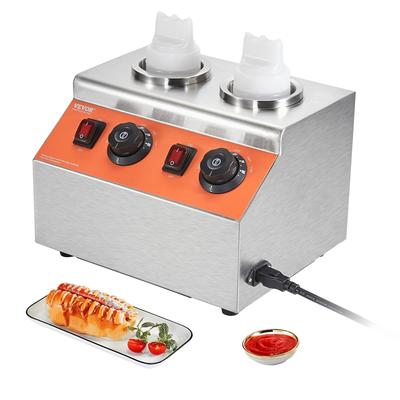 VEVOR 80-1300W Electric Cheese Sauce Warmer Cheese Dispenser with Pump