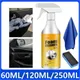 60ml Car Foam Cleaner Automoive Car Interior Leather Plastic Home Wash Maintenance Surfaces Spray