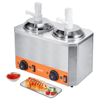 VEVOR 80-1300W Electric Cheese Sauce Warmer Cheese Dispenser with Pump