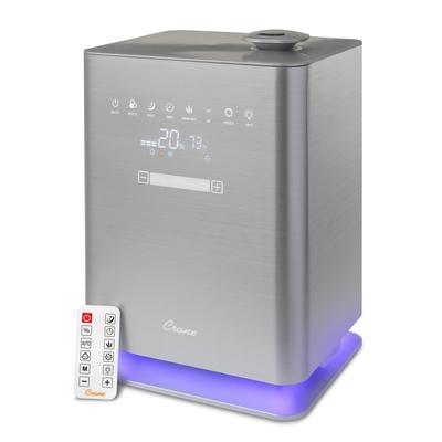 Warm & Cool Mist Top Fill Humidifier with Remote, 1.2 Gallon, 500 Sq. Ft Coverage, UV Ionizing Light