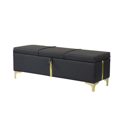 Storage Bench with Metal Legs