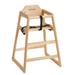 VEVOR Beech Wooden Adjustable Feeding High Chair for Babies & Toddlers