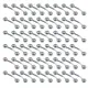 100PCS/Lot Surgical Steel Eyebrow Rings Piercing Banana Eyebrow Ring Rook Piercings Barbell Earring