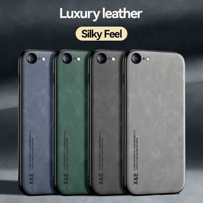 Luxury Magnetic Leather Case For iPhone SE 2020 iPhone SE 2022 iPhone SE3 SE2 iPhone 7 iPhone 8