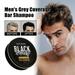 YIFAFA Men s Grey Coverage Bar Shampoo Hair Darkening Black Soap for Grey Hair Cover Clearanceï¼�