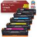 131X 131A Toner Cartridge 5-Pack Replacement for HP 131X Toner Cartridges with HP Laserjet Pro 200 Color M251nw Toner MFP M276nw CF210X(A) CF211A CF212A CF213A (2 Black Cyan Magenta Yellow 5-Pack)