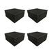 48 Pack Pyramid Shape Soundproof Foam Sound Proof Padding Treatment Panel for Bass Insulation