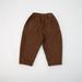 LYCAQL Baby Girl Clothes Plus Sweat Pants Son Boy Winter Corduroy Trousers Children Thickening Of The Girls Pants for Boys (Coffee 18-24 Months)