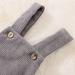 LYCAQL Baby Girl Clothes Toddler Boys Girls Winter Fashion Solid Suspender Pants Trousers Girls Size 12 (Grey 2-3 Years)