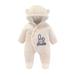 Toddler Shirts Baby Cartoon Onesie Baby Snowsuit Jumpsuit Hooded Footie Thick Winter Outwear for Boys Girls Baby Girl 3-6 Months Baby Girl Dresses 18-24 Months Wedding