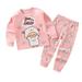 Toddler Kids Baby Boys Girls Long Sleeve Cartoon Tops PjÃ¢Â€Â™S Pants Sleepwear Pajamas Outfits Set 2Pcs Pajamas Kids Shorts Toddler Boy Clothes 2T Fall Winter Sets Baby Boy Rompers 24 Months