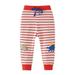 Toddler Boys Striped Pants Drawstring Elastic Sweatpants Cotton Active Joggers for Kids Cartoon Print 1-7 Years