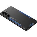 Thin and Light Aluminum Alloy Phone Case for Samsung Galaxy S20 S10 S9 S8 Ultra Plus FE Shockproof Metal Matte Back Cover Durable Protective Hot Shell with Soft Borders(Blue S20)