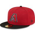 Men's New Era Red/Black Arizona Diamondbacks Home Authentic Collection On-Field 59FIFTY Fitted Hat