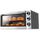 Oven Solo Microwave Oven in Silver Tact Built in Electric Single Oven - Stainless Steel Premium Convection Halogen Oven Cooker Ideal for Roasting,Baking Aesthetic and practical