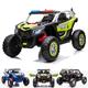 RiiRoo 24V Kids Police Ride-On UTV Buggy 2-Seater with EVA Wheels and Suspension