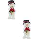 ibasenice 2pcs Electric Snowman Soft Toy Plush Figure Toys Kid Toys Electric Christmas Toy Dancing Christmas Snowman Singing Dancing Christmas Toys Plush Snowman Toys Christmas Plush Doll