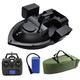 UsmAsk RC Boat-Fish Finder Remote Control Adult Outdoor Remote Control Boat Loading 2Kg Remote Control 500M, Remote Control Bait Boat (Boat With Double Batteries) (Boat With Handbag)