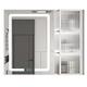 Wall Mirror Cabinet LED Mirror Medicine Cabinet 3-Layer Storage Shelves Over The Toilet Space Saver Storage Cabinet With Lights Defogger (Color : White, Size : 80x65x11cm)