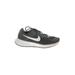 Nike Sneakers: Black Color Block Shoes - Women's Size 7 1/2 - Almond Toe