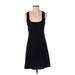 Laundry by Shelli Segal Casual Dress - A-Line: Black Solid Dresses - Women's Size 2