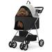 Bring Home Furniture Foldable Standard Stroller w/ Detachable Carrier in Gray/Black | 38 H x 28 W x 19 D in | Wayfair MAG-A78-PS-002-BK