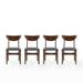 Crosley Landon Side Chair Wood/Upholstered/Fabric in Brown | 33.25 H x 19.75 W x 19.75 D in | Wayfair KF20034MA