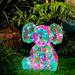 Hi-Line Gift Ltd. Majestic PET Elephant LED Lights: Radiant RGB Glow w/ USB Power | 12.2 H x 9.06 W x 11.22 D in | Wayfair 37300-B