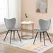 SUOKENI Velvet Side Chair Dining Chair Wood/Upholstered/Velvet in Green | 33.47 H x 19.3 W x 18.91 D in | Wayfair KALA-W24154196