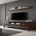 RARLON Retro Solid Wood TV Cabinet Multi-size Drawer Type Storage Credenza Wood in Brown/Red | 18.5 H x 94.4 W x 17.7 D in | Wayfair 01YQ6VT1P65MRX