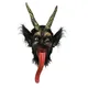 Masque de noël Krampus en Latex diable réaliste robe de Costume d'horreur d'halloween