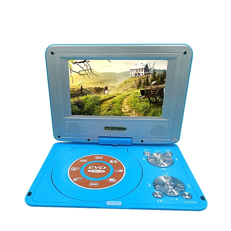 Lecteur DVD portable 9" avec batterie rechargeable, écran d