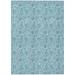 Blue 120 x 96 x 0.19 in Area Rug - Bungalow Rose Ayush Indoor/Outdoor Area Rug w/ Non-Slip Backing Polyester | 120 H x 96 W x 0.19 D in | Wayfair