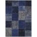 Navy;gray Rectangle 8' x 10' Area Rug - Bungalow Rose Fareham Indoor/Outdoor Area Rug w/ Non-Slip Backing 120.0 x 96.0 x 0.19 in blue/gray/green/indigo/navy/white | Wayfair