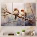 Winston Porter Beige & Sparrow Birds I 3 Pieces Metal in Brown | 32 H x 48 W x 1 D in | Wayfair 6D7148046ACE473C880B77BBD06B07C6