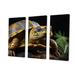 Bay Isle Home™ Closeup Turtle Portrait I - 3 Piece Wrapped Canvas Print Metal in Brown | 40 H x 60 W x 1 D in | Wayfair