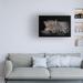 Ebern Designs Leopard Resting by Nauzet Baez - Wrapped Canvas Print Canvas, Cotton in White | 30 H x 47 W x 2 D in | Wayfair