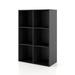 Wade Logan® Breayla Bookcase in Black | 35 H x 24 W x 12 D in | Wayfair AC6FEE2D121248C6899D5EA1B23BFD85